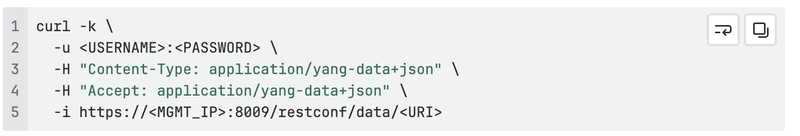 GET — Read data